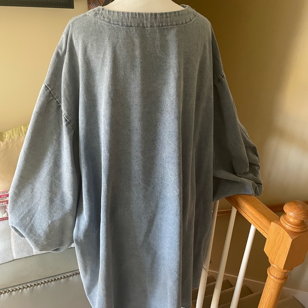 Terrell Dominick Denim Balloon on Top/dress - Picture 6 of 15
